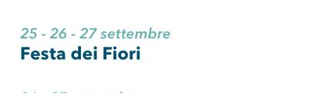 Locandina Festa dei Fiori
